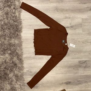 Brown long sleeve PacSun shirt